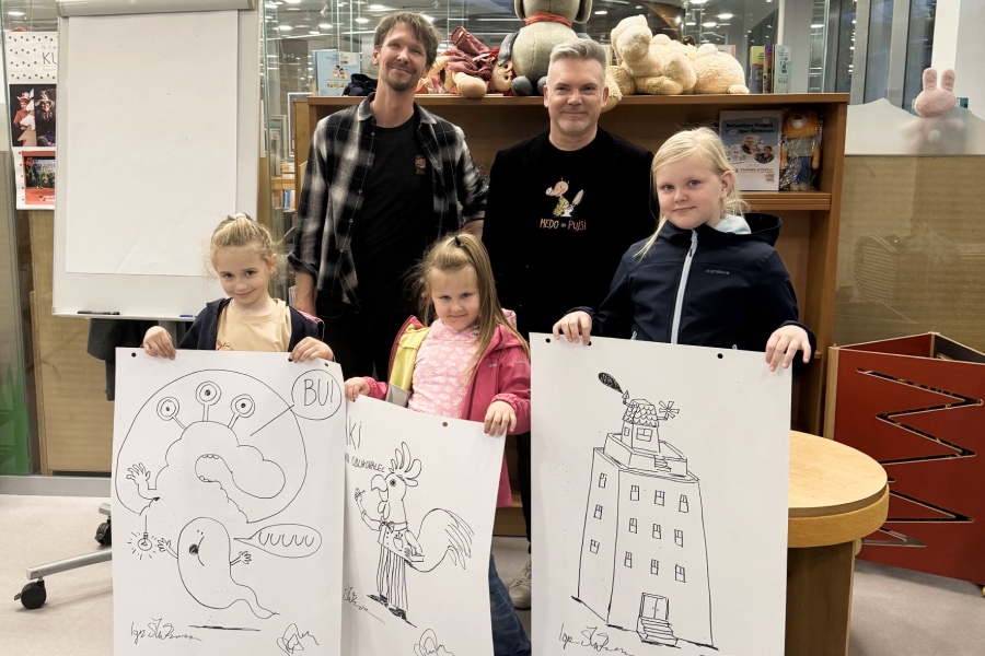 Medo in Pujsi v Knjižnici Velenje