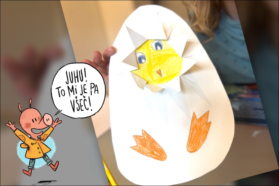 Naredi sam: velikonočni piščanček